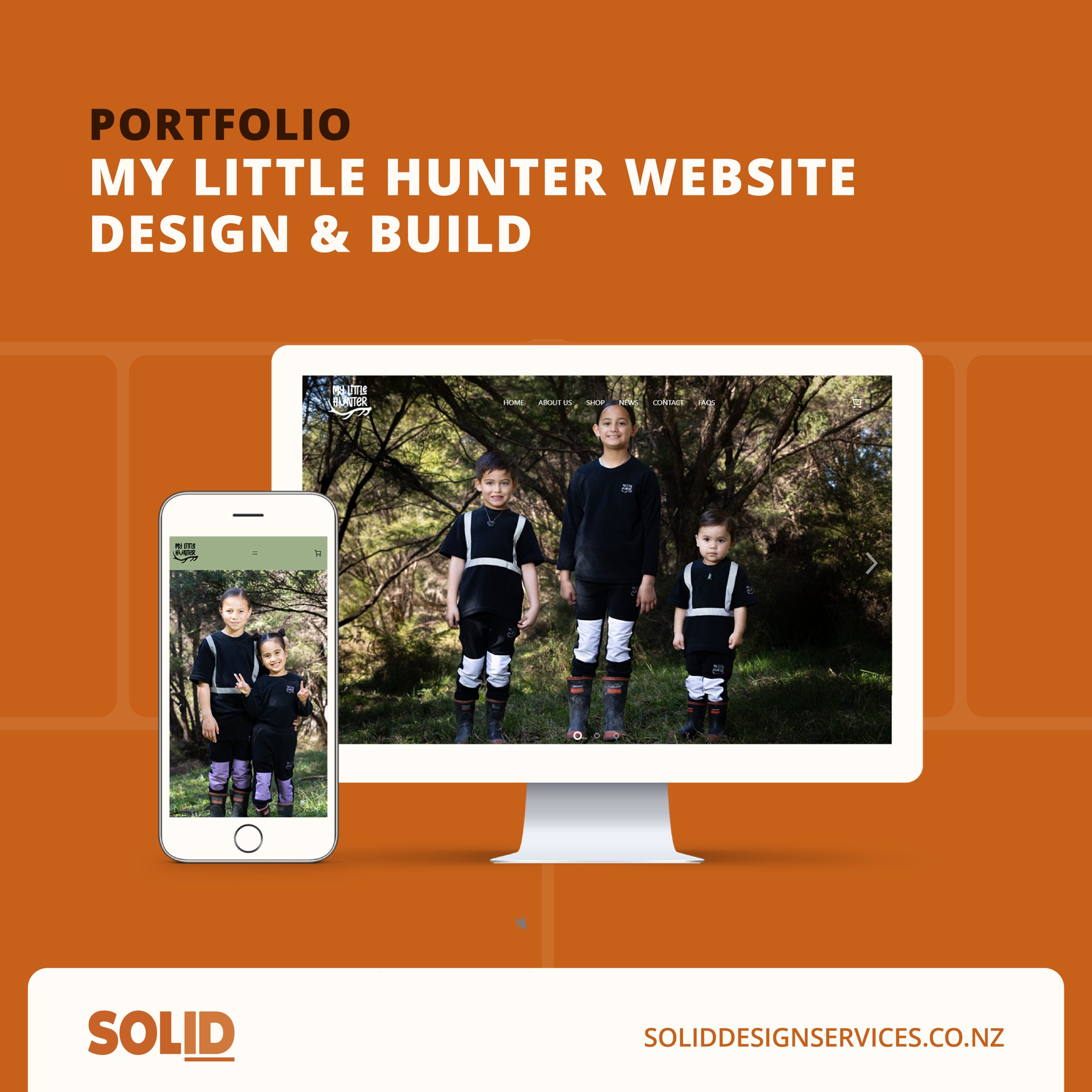 My Little Hunter Website Design & Build