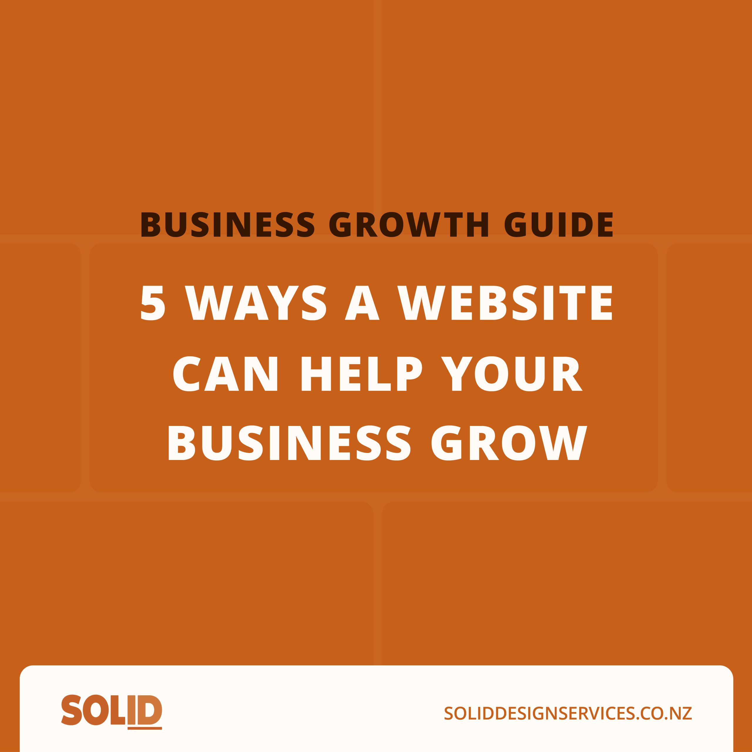 5 ways a website can help your small business grow